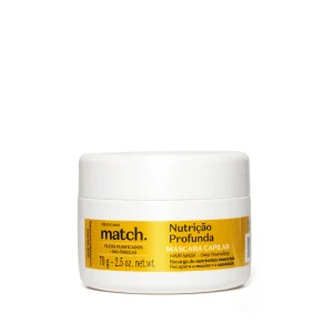 Máscara Capilar Match Nutrição Profunda, 70g