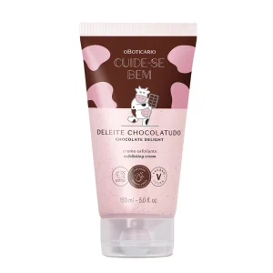 Creme Esfoliante Corporal Cuide-se Bem Deleite Chocolatudo, 150ml