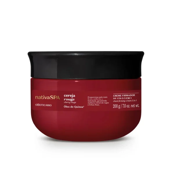 Creme Firmador de Colo 5 em 1 Nativa Spa Cereja Rouge, 200g