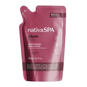 Refil Loção Hidratante Corporal Nativa Spa Ameixa, 400ml