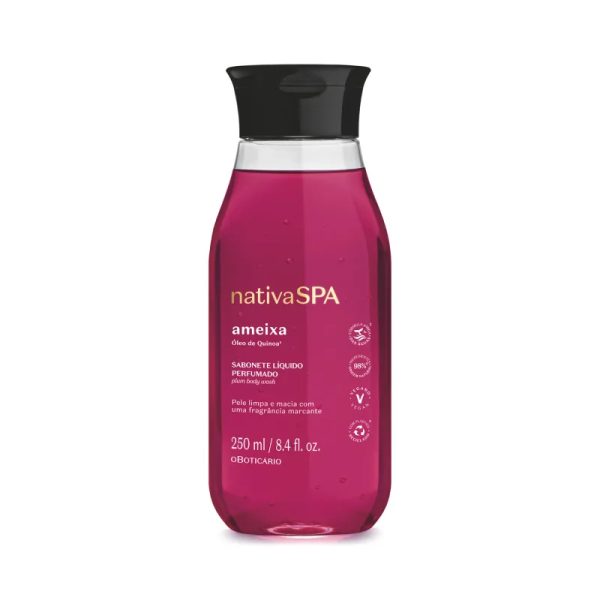 Sabonete Líquido Perfumado Nativa Spa Ameixa, 250ml